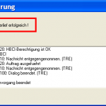alles erfolgreich