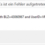 05 Fehlermeldung