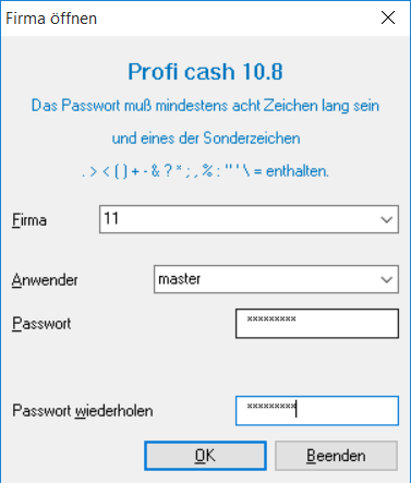Profi_cash_Firmenwechsel_06_Menue_Firma_anmelden
